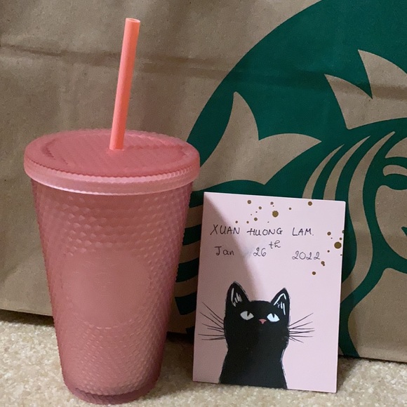 Grande Soft Pink Lemondade Studded - Starbucks Cup - Picture 3 of 6